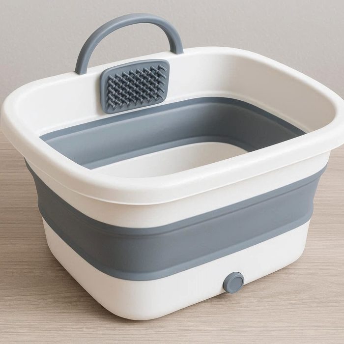 Collapsible Pet Bath Tub Grooming Bucket for Dogs Cats Portable