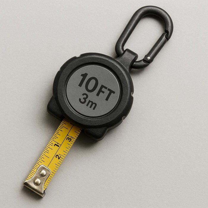 29 Carabiner Tape Measure Retractable 10ft for DIY Keychain